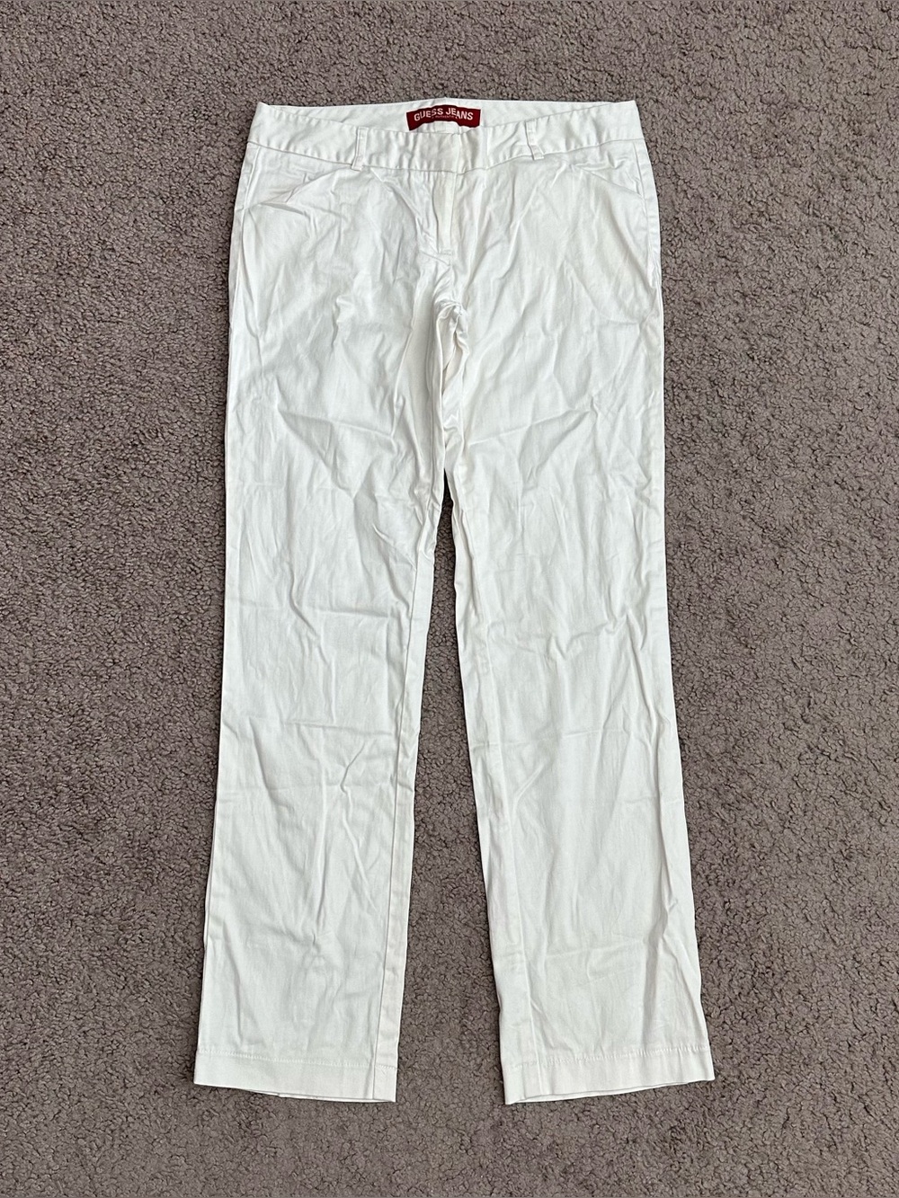Guess Jeans White Pants Womens 26